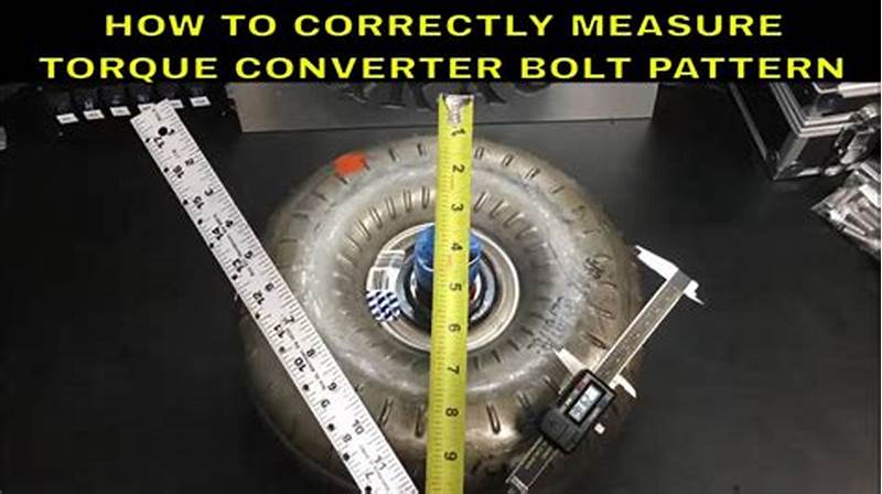 How To Measure Torque Converter Bolt Pattern