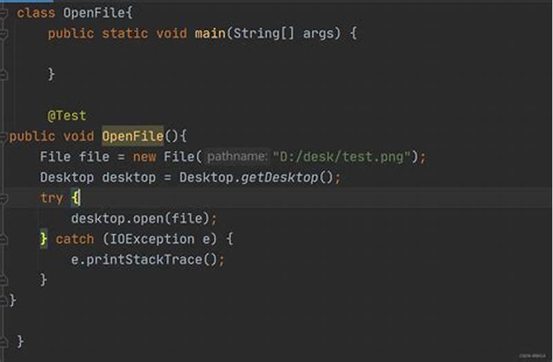 How To Open Catalog File Java