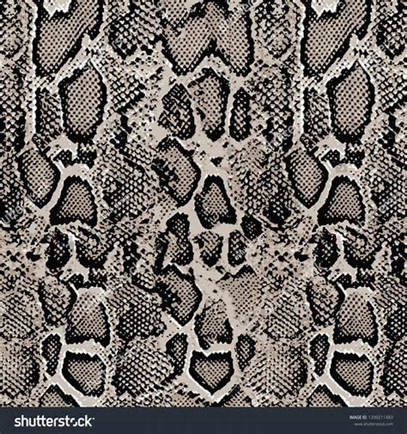 How To Paint Snake Skin Pattern