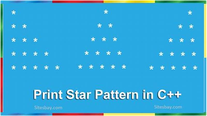 How To Print Star Pattern In C