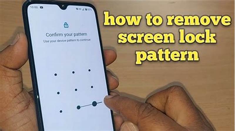 How To Remove Screen Lock Pattern Samsung
