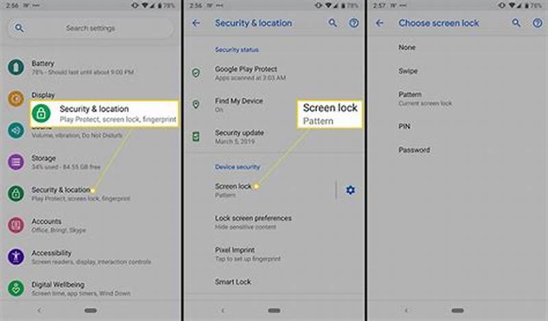 How To Remove Security Pattern On Android