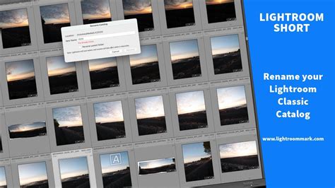 How To Rename A Catalog In Lightroom Classic