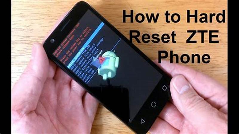 How To Reset Zte Phone Forgot Pattern