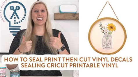 How To Seal Printable Vinyl Stickers