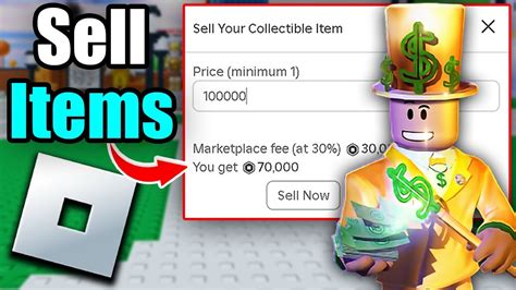 How To Sell Something In The Roblox Catalog