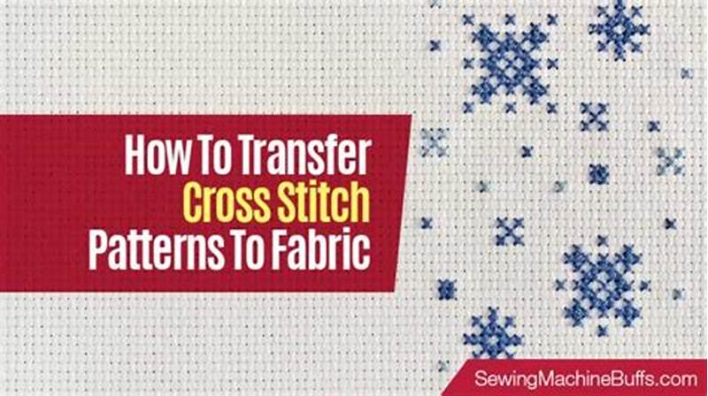 How To Transfer Counted Cross Stitch Pattern