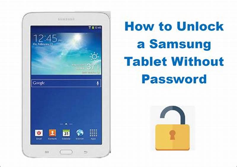 How To Unlock Samsung Tablet Pattern Lock