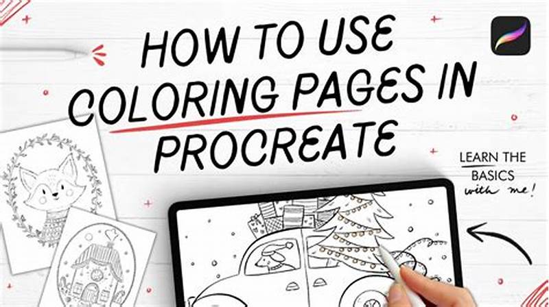 How To Use A Coloring Page In Procreate