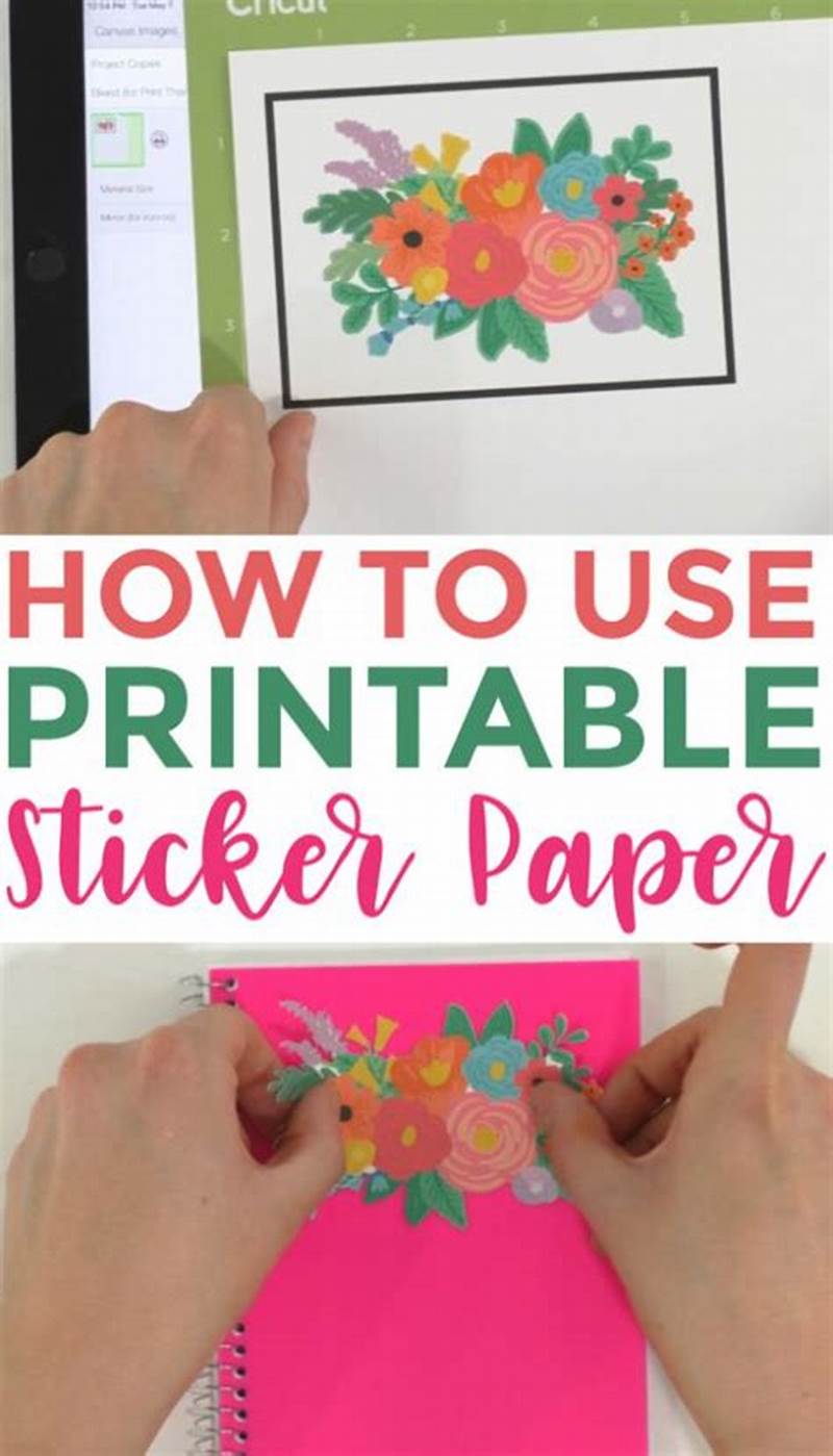 How To Use Printable Sticker Paper Cricut