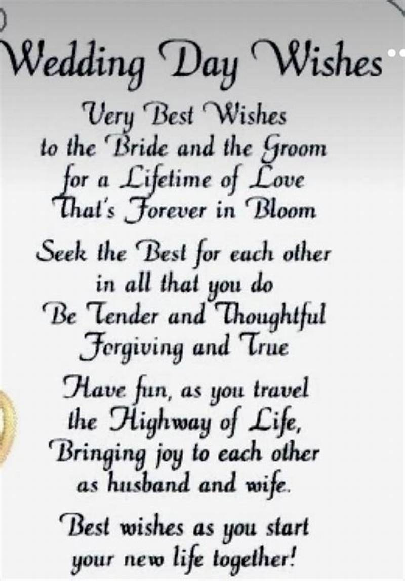 How To Wish For Bride To Be