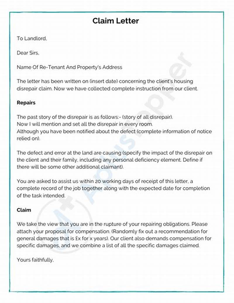 How To Write A Claim Example