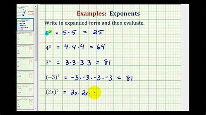 How To Write Expanded Form With Exponents