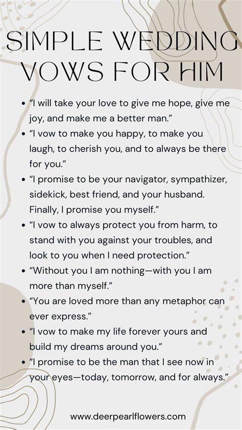 How To Write Vows Template
