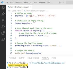 How can I convert a comma-separated string to an array