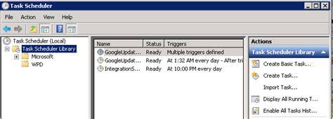 How can I enable the Windows Server Task Scheduler History recording
