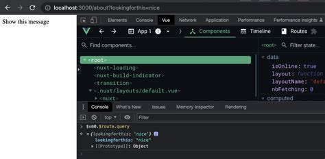 How can I get query parameters from a URL in Vuejs