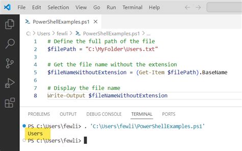 How can I get the current script file name but without the extension php