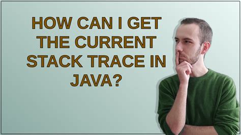 How can I get the current stack trace in Java
