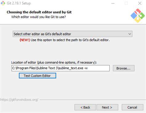 How can I make Sublime Text the default editor for Git
