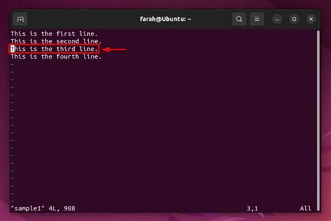 How can I quickly delete a line in VIM starting at the cursor position