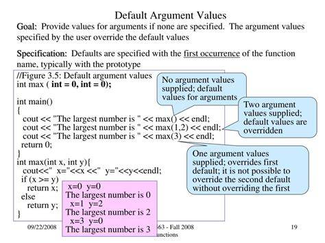 How can I read a functions signature including default argument values