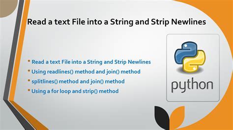 How can I read a text file into a string variable and strip newlines