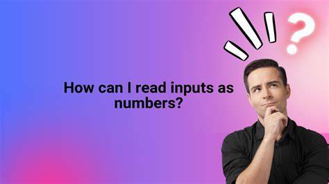 How can I read inputs as numbers