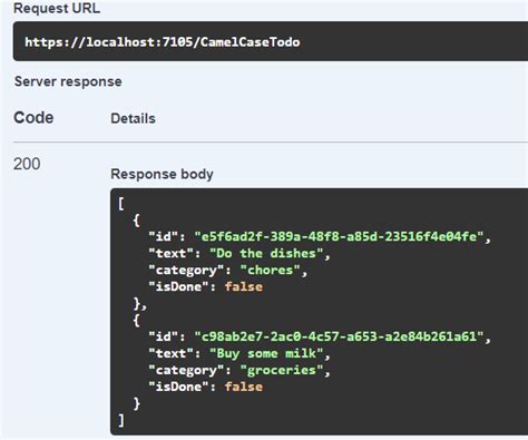 How can I return camelCase JSON serialized by JSONNET from ASPNET MVC controller methods
