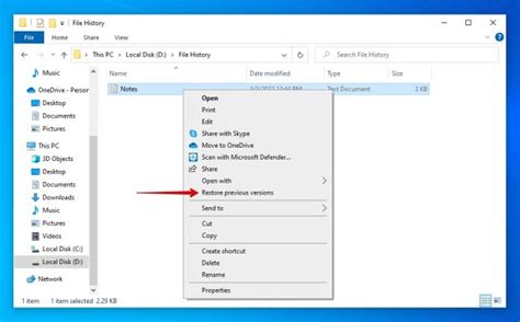 How can I revert a single file to a previous version duplicate