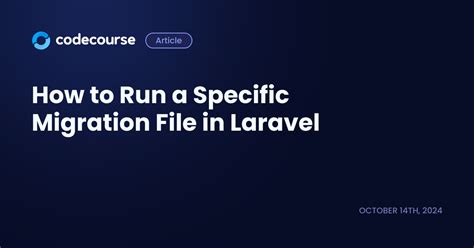How can I run specific migration in laravel duplicate