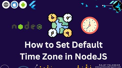 How can I set the default timezone in Nodejs
