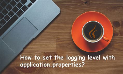 How can I set the logging level with applicationproperties