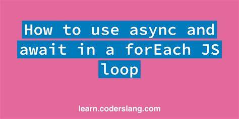 How can I use Async with ForEach