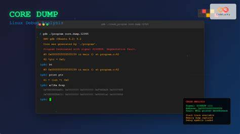 How do I analyze a programs core dump file with GDB when it has command-line parameters