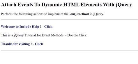 How do I attach events to dynamic HTML elements with jQuery duplicate