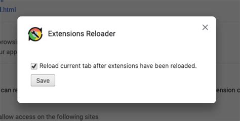 How do I auto-reload a Chrome extension Im developing
