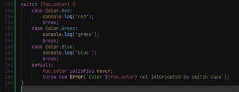 How do I check that a switch block is exhaustive in TypeScript