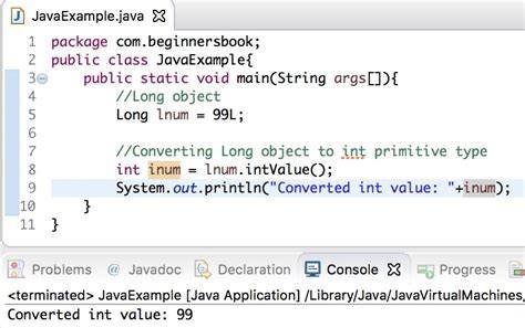 How do I convert from int to Long in Java