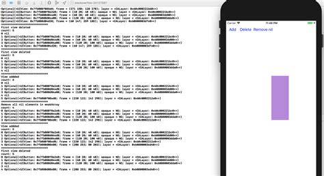 How do I declare an array of weak references in Swift