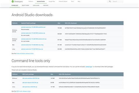 How do I download the Android SDK without downloading Android Studio