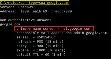 How do I find the authoritative name-server for a domain name