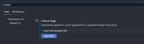 How do I get flake8 to reliably ignore rules in VS Code