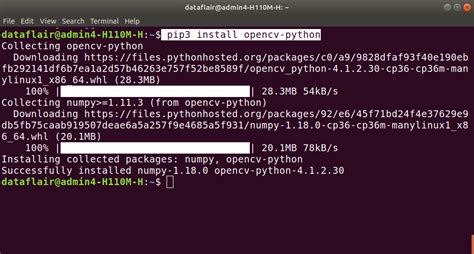 How do I install opencv using pip