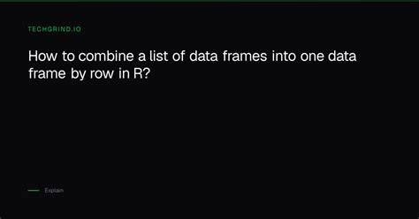How do I make a list of data frames