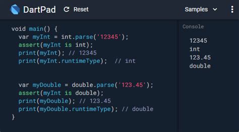 How do I parse a string into a number with Dart