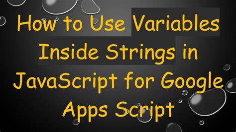 How do I put variables inside javascript strings