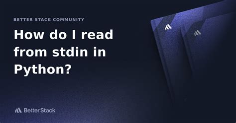 How do I read from stdin