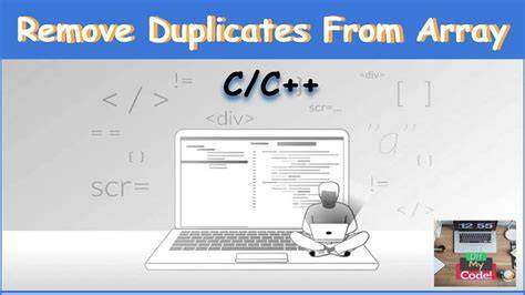 How do I remove duplicates from a C array