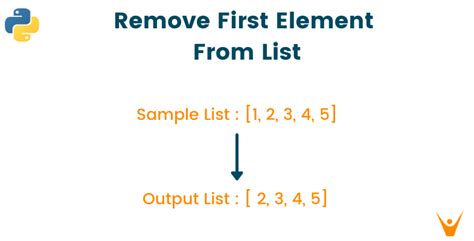 How do I remove the first item from a list